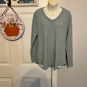 Chaser Mint Textured Knit Top